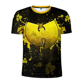 Мужская футболка 3D спортивная с принтом Wu-Tang Clan в Курске, 100% полиэстер с улучшенными характеристиками | приталенный силуэт, круглая горловина, широкие плечи, сужается к линии бедра | хип хоп