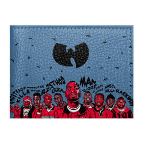 Обложка для студенческого билета с принтом Wu-Tang Clan в Курске, натуральная кожа | Размер: 11*8 см; Печать на всей внешней стороне | Тематика изображения на принте: хип хоп