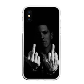 Чехол для iPhone XS Max матовый с принтом Eminem в Курске, Силикон | Область печати: задняя сторона чехла, без боковых панелей | Тематика изображения на принте: eminem | music | rap | музыка | реп | эминем