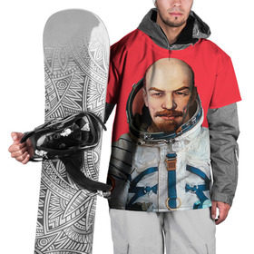 Накидка на куртку 3D с принтом Ленин космонавт в Курске, 100% полиэстер |  | lenin | ильич | космонавт | космос | ленин | ретро | ссср | товарищ