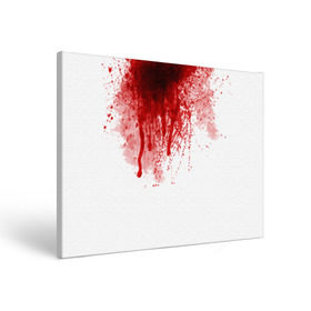 Холст прямоугольный с принтом Кровь в Курске, 100% ПВХ |  | Тематика изображения на принте: halloween | без головы | кровь | праздник | тыква | хэллоуин