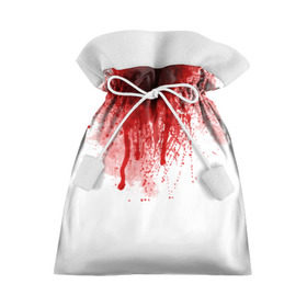 Подарочный 3D мешок с принтом Кровь в Курске, 100% полиэстер | Размер: 29*39 см | Тематика изображения на принте: halloween | без головы | кровь | праздник | тыква | хэллоуин