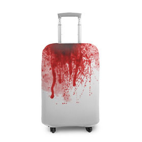 Чехол для чемодана 3D с принтом Кровь в Курске, 86% полиэфир, 14% спандекс | двустороннее нанесение принта, прорези для ручек и колес | halloween | без головы | кровь | праздник | тыква | хэллоуин