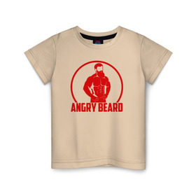 Детская футболка хлопок с принтом Кроссфит Бородач в Курске, 100% хлопок | круглый вырез горловины, полуприлегающий силуэт, длина до линии бедер | crossfit бородач | кроссфит
