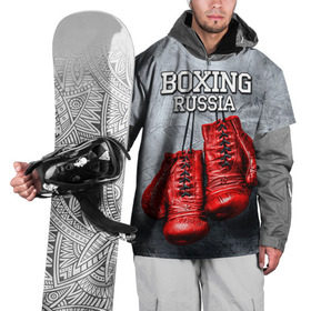 Накидка на куртку 3D с принтом Boxing в Курске, 100% полиэстер |  | Тематика изображения на принте: boxing | boxing russia | бокс | боксер | перчатки