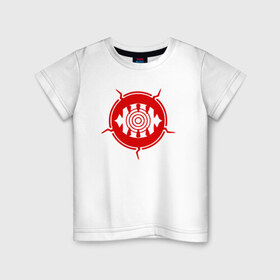 Детская футболка хлопок с принтом World Trigger в Курске, 100% хлопок | круглый вырез горловины, полуприлегающий силуэт, длина до линии бедер | world | импульс | символ из аниме 