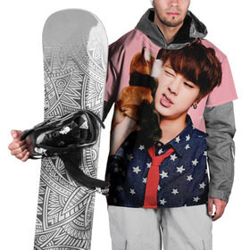 Накидка на куртку 3D с принтом Bts в Курске, 100% полиэстер |  | bangtan | bangtan boys | bts | bulletproof boy scouts | k pop | kpop | ви | джей хоуп | джин | к поп | корейская попса | кпоп | рэп монстр | чимин | чонгук | шуга