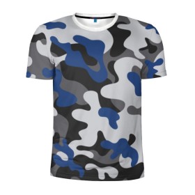 Мужская футболка 3D спортивная с принтом Камуфляж в Курске, 100% полиэстер с улучшенными характеристиками | приталенный силуэт, круглая горловина, широкие плечи, сужается к линии бедра | army | military | армия