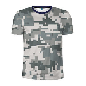 Мужская футболка 3D спортивная с принтом Камуфляж в Курске, 100% полиэстер с улучшенными характеристиками | приталенный силуэт, круглая горловина, широкие плечи, сужается к линии бедра | army | military | армейские | армия | камуфляж | комуфляж