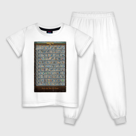 Детская пижама хлопок с принтом S.P.E.C.I.A.L. Fallout 4 в Курске, 100% хлопок |  брюки и футболка прямого кроя, без карманов, на брюках мягкая резинка на поясе и по низу штанин
 | fallout | игры | перки | подарок | система развития персонажа s.p.e.c.i.a.l. из игры fallout 4волтбой