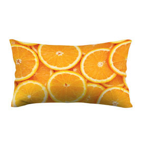 Подушка 3D антистресс с принтом Апельсин в Курске, наволочка — 100% полиэстер, наполнитель — вспененный полистирол | состоит из подушки и наволочки на молнии | апельсин | еда | лимон | фрукт