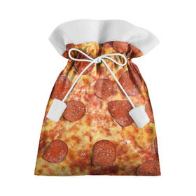 Подарочный 3D мешок с принтом Пицца в Курске, 100% полиэстер | Размер: 29*39 см | pizza | еда | пицца | фастфуд