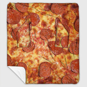 Плед с рукавами с принтом Пицца в Курске, 100% полиэстер | Закругленные углы, все края обработаны. Ткань не мнется и не растягивается. Размер 170*145 | pizza | еда | пицца | фастфуд