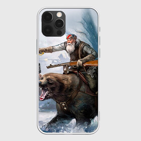 Чехол для iPhone 12 Pro Max с принтом Медведь в Курске, Силикон |  | медведь | мишка | патриот | россия | я русский