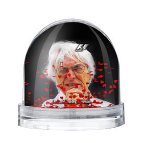 Водяной шар с принтом Бернард Экклстоун в Курске, Пластик | Изображение внутри шара печатается на глянцевой фотобумаге с двух сторон | формула 1