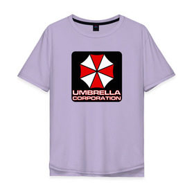 Мужская футболка хлопок Oversize с принтом UMBRELLA в Курске, 100% хлопок | свободный крой, круглый ворот, “спинка” длиннее передней части | амбрелла | обитель зла