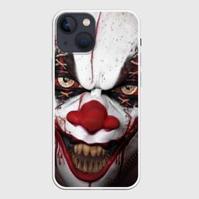 Чехол для iPhone 13 mini Зомби клоун: в Курске,  |  | halloween | злодей | злой | клоун | монстр | хэлоуин