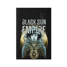 Обложка для паспорта матовая кожа с принтом Black Sun Empire в Курске, натуральная матовая кожа | размер 19,3 х 13,7 см; прозрачные пластиковые крепления | Тематика изображения на принте: empire