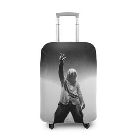 Чехол для чемодана 3D с принтом Slipknot в Курске, 86% полиэфир, 14% спандекс | двустороннее нанесение принта, прорези для ручек и колес | music | rock | slipknot | музыка | рок | слипкнот