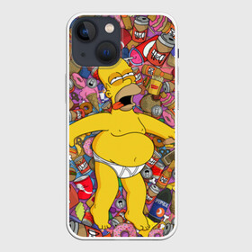 Чехол для iPhone 13 mini с принтом Гомер в Курске,  |  | гомер