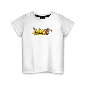 Детская футболка хлопок с принтом Динамит в Курске, 100% хлопок | круглый вырез горловины, полуприлегающий силуэт, длина до линии бедер | 