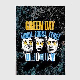 Постер с принтом Green Day в Курске, 100% бумага
 | бумага, плотность 150 мг. Матовая, но за счет высокого коэффициента гладкости имеет небольшой блеск и дает на свету блики, но в отличии от глянцевой бумаги не покрыта лаком | green day | rock | грин дей | рок
