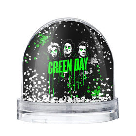 Снежный шар с принтом Green Day в Курске, Пластик | Изображение внутри шара печатается на глянцевой фотобумаге с двух сторон | Тематика изображения на принте: green day | rock | грин дей | рок