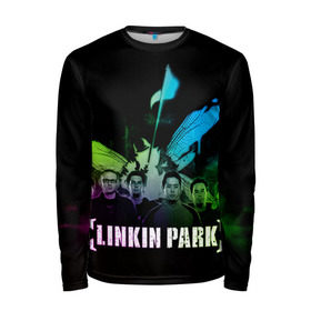 Мужской лонгслив 3D с принтом Linkin Park в Курске, 100% полиэстер | длинные рукава, круглый вырез горловины, полуприлегающий силуэт | linkin park | rock | линкин парк | рок