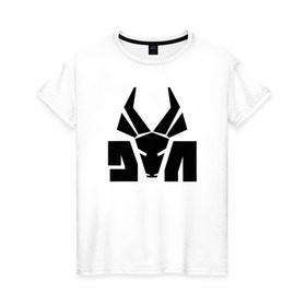 Женская футболка хлопок с принтом Die Antwoord в Курске, 100% хлопок | прямой крой, круглый вырез горловины, длина до линии бедер, слегка спущенное плечо | 