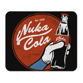 Коврик прямоугольный с принтом Nuka Cola в Курске, натуральный каучук | размер 230 х 185 мм; запечатка лицевой стороны | ice cola nuka cola nuka cola ice cola
