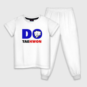 Детская пижама хлопок с принтом Do taekwon-do в Курске, 100% хлопок |  брюки и футболка прямого кроя, без карманов, на брюках мягкая резинка на поясе и по низу штанин
 | Тематика изображения на принте: тхэквондо