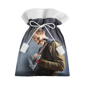 Подарочный 3D мешок с принтом Флоки в Курске, 100% полиэстер | Размер: 29*39 см | vikings | вальхалла | викинги | рагнар лодброк | сериалы | флоки