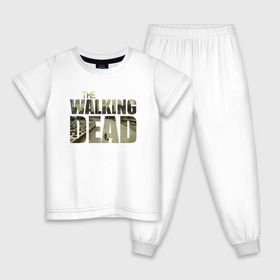 Детская пижама хлопок с принтом The Walking Dead в Курске, 100% хлопок |  брюки и футболка прямого кроя, без карманов, на брюках мягкая резинка на поясе и по низу штанин
 | зомби