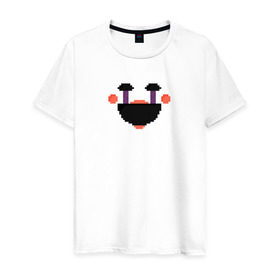 Мужская футболка хлопок с принтом Five nights at Freddy`s Puppet в Курске, 100% хлопок | прямой крой, круглый вырез горловины, длина до линии бедер, слегка спущенное плечо. | Тематика изображения на принте: фнаф
