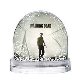 Снежный шар с принтом The Walking Dead в Курске, Пластик | Изображение внутри шара печатается на глянцевой фотобумаге с двух сторон | зомби