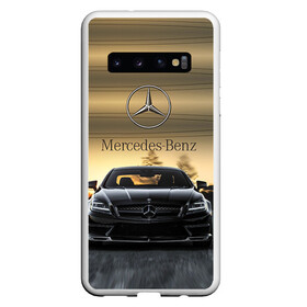 Чехол для Samsung Galaxy S10 с принтом Mercedes в Курске, Силикон | Область печати: задняя сторона чехла, без боковых панелей | amg | benz | mercedes | бенс | бенц | мерседес