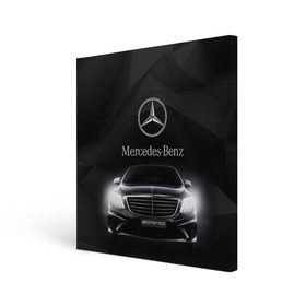 Холст квадратный с принтом Mercedes в Курске, 100% ПВХ |  | Тематика изображения на принте: amg | benz | mercedes | бенс | бенц | мерседес