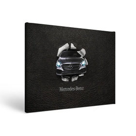 Холст прямоугольный с принтом Mercedes в Курске, 100% ПВХ |  | amg | benz | mercedes | бенс | бенц | кожа | мерседес