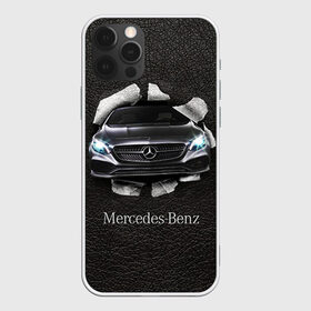 Чехол для iPhone 12 Pro Max с принтом Mercedes в Курске, Силикон |  | amg | benz | mercedes | бенс | бенц | кожа | мерседес