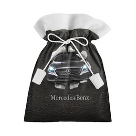 Подарочный 3D мешок с принтом Mercedes в Курске, 100% полиэстер | Размер: 29*39 см | amg | benz | mercedes | бенс | бенц | кожа | мерседес