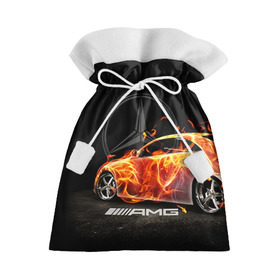 Подарочный 3D мешок с принтом Mercedes в Курске, 100% полиэстер | Размер: 29*39 см | amg | benz | mercedes | бенс | бенц | мерседес