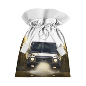 Подарочный 3D мешок с принтом Mercedes в Курске, 100% полиэстер | Размер: 29*39 см | Тематика изображения на принте: amg | benz | gelentvagen | mercedes | бенс | бенц | гелентваген | гелик | мерседес