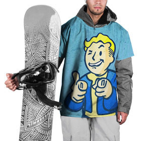 Накидка на куртку 3D с принтом Fallout в Курске, 100% полиэстер |  | Тематика изображения на принте: boy | fallout | vault | бункер | постапокалиптические | фалаут | фаллаут | фолаут | фоллаут