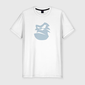 Мужская футболка премиум с принтом Горилла в Курске, 92% хлопок, 8% лайкра | приталенный силуэт, круглый вырез ворота, длина до линии бедра, короткий рукав | новый год | обезьяна | символ года | символ года   обезьяна.горилла
