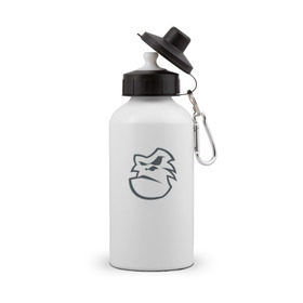 Бутылка спортивная с принтом Горилла в Курске, металл | емкость — 500 мл, в комплекте две пластиковые крышки и карабин для крепления | горилла | обезьяна | обезьяна   символ 2016 года.новый год | символ года