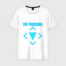 Мужская футболка хлопок с принтом VIP Persona в Курске, 100% хлопок | прямой крой, круглый вырез горловины, длина до линии бедер, слегка спущенное плечо. | bf battlefield