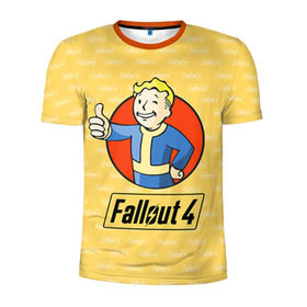 Мужская футболка 3D спортивная с принтом Fallout в Курске, 100% полиэстер с улучшенными характеристиками | приталенный силуэт, круглая горловина, широкие плечи, сужается к линии бедра | fallout | бункер | постапокалиптические | фалаут | фаллаут | фолаут | фоллаут