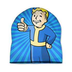 Шапка 3D с принтом Fallout в Курске, 100% полиэстер | универсальный размер, печать по всей поверхности изделия | fallout | бункер | постапокалиптические | фалаут | фаллаут | фолаут | фоллаут