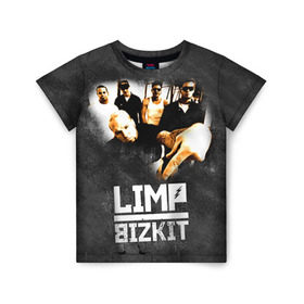 Детская футболка 3D с принтом Limp Bizkit в Курске, 100% гипоаллергенный полиэфир | прямой крой, круглый вырез горловины, длина до линии бедер, чуть спущенное плечо, ткань немного тянется | Тематика изображения на принте: bizkit | cobra | gold | limp | limp bizkit | бизкит | голд | кобра | лимп | лимп бизкит | лимпбизкит | рок