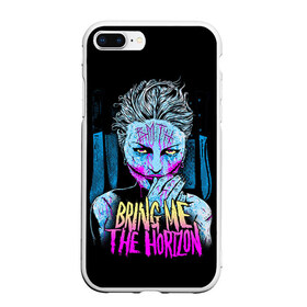 Чехол для iPhone 7Plus/8 Plus матовый с принтом Bring Me The Horizon в Курске, Силикон | Область печати: задняя сторона чехла, без боковых панелей | bmth | bring me the horizon | hardcore | rock | музыка | рок